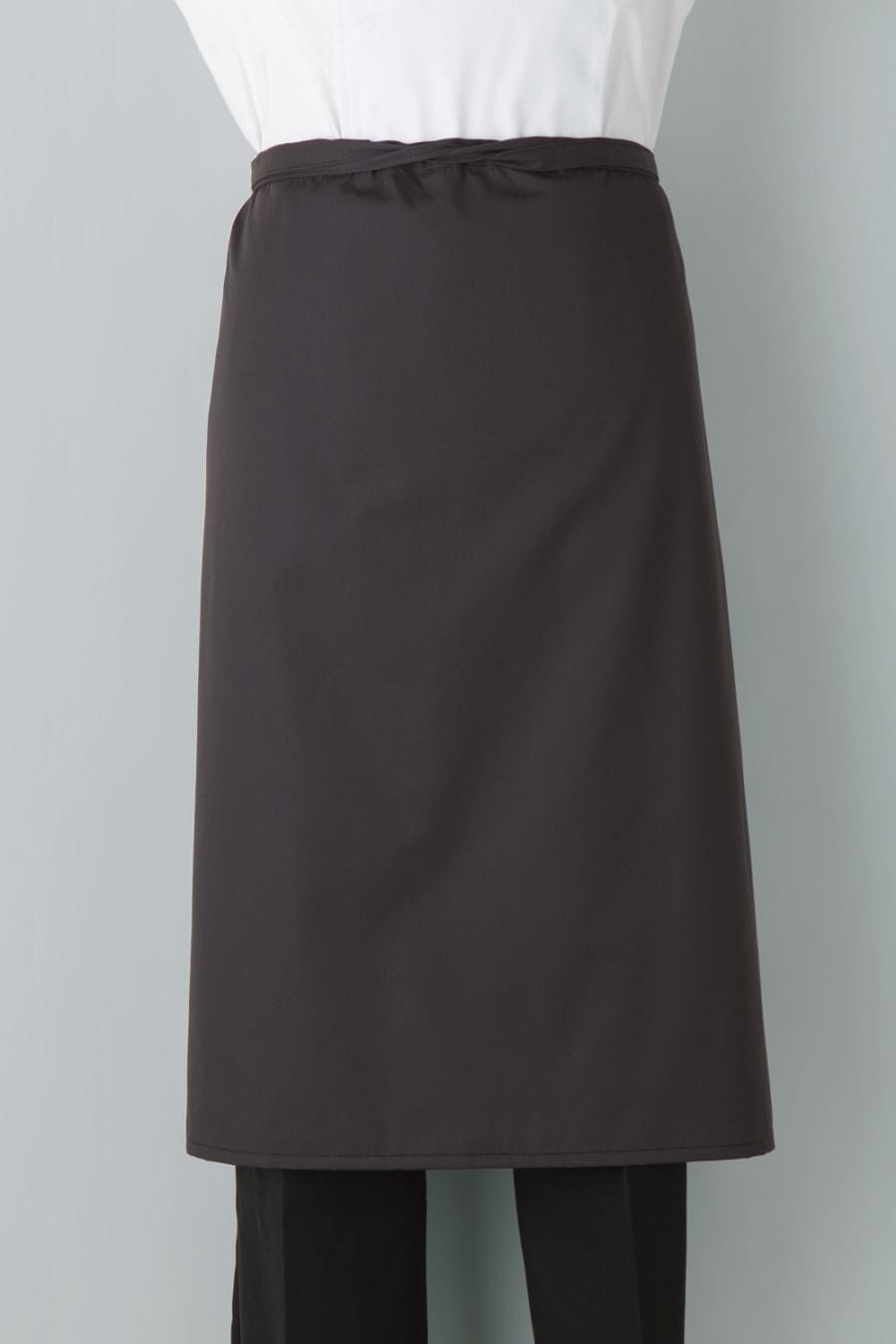 Ｔ0216　腰下エプロン　ダークグレー