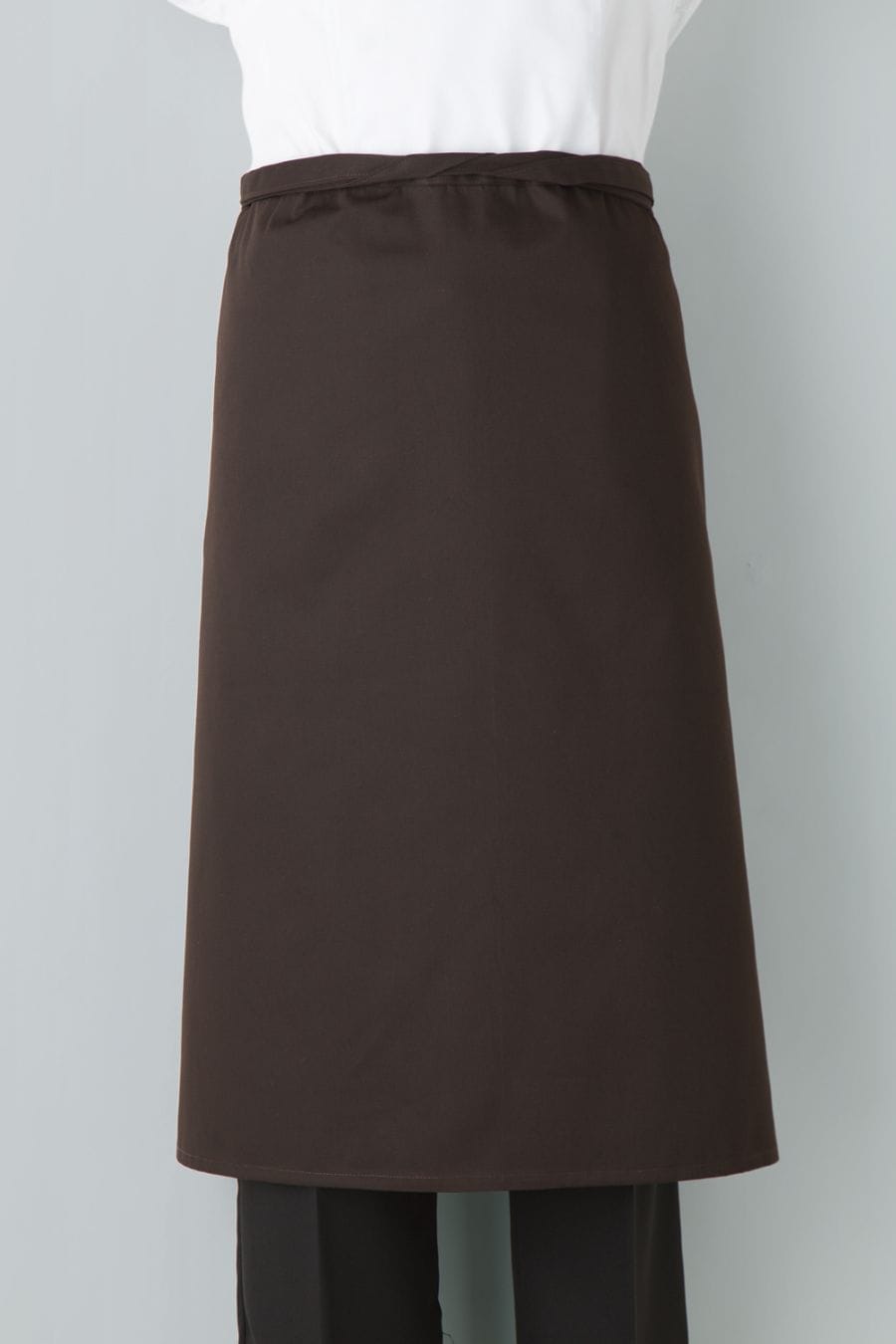 Ｔ0218　腰下エプロン　モカ