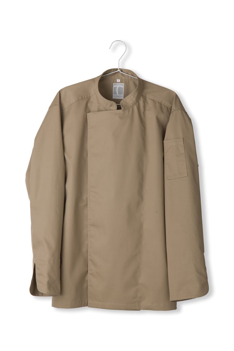 C100-20　コックコート長袖　トープ