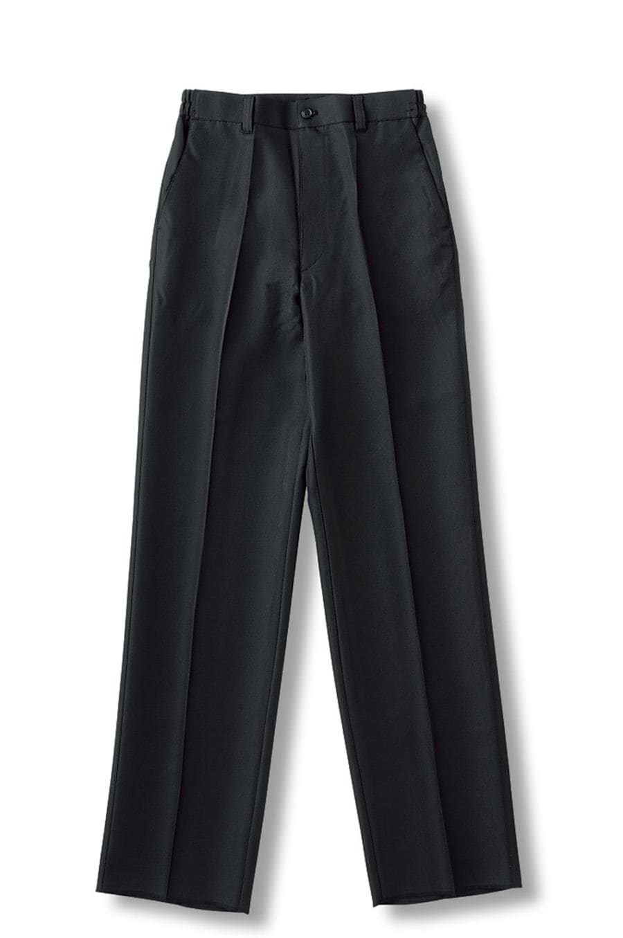 9210　男女ノータック黒パンツ　両脇ゴム入