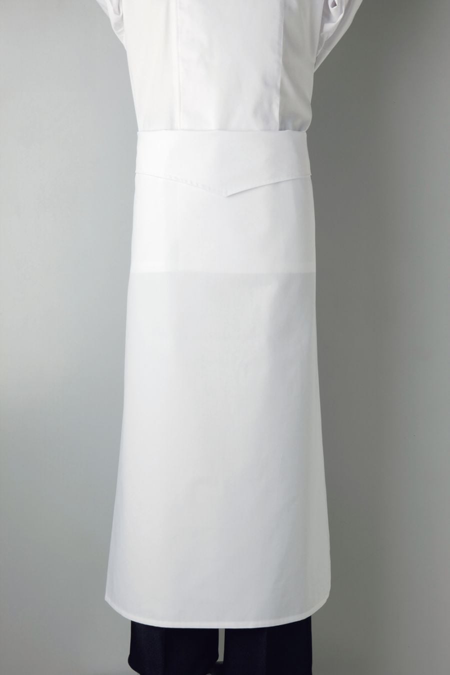 Ｔ0180　シェフロングエプロン　エジプト綿