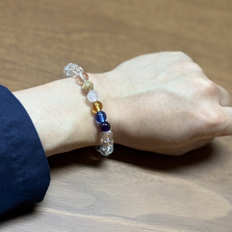 【受注販売】マンダラ・ブレスレット(8mm玉)