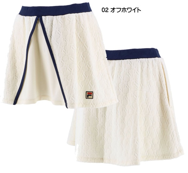 FILA レディース フィラ スコート VL7508-11 2023SS レッド UV