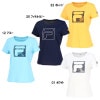 【フィラ】FILA VL2840 (レディース) アップリケTシャツ 2024春夏ウェア
