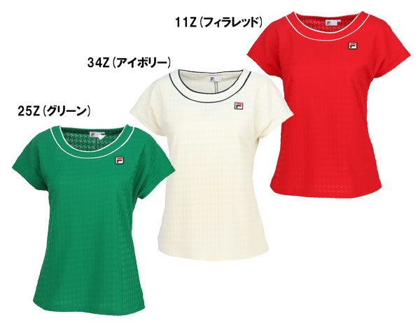 フィラ】FILA EL0029（ﾚﾃﾞｨｰｽ）ゲームシャツ 2025春夏ウェア