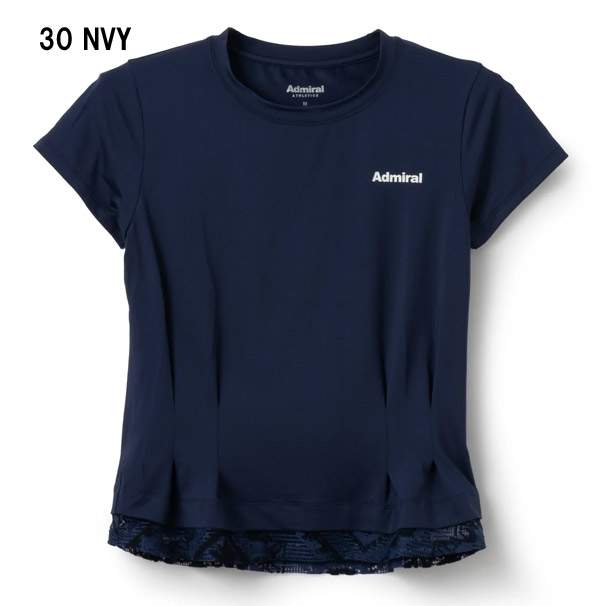 �ڥ��ɥߥ���Admiral  ATLA615 2026�ղƥ������ʥ�ǥ������˥졼���إॿ�å��ե쥢TEE