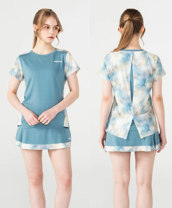 �ڥ��ɥߥ���Admiral  ATLA639 2026���ߥ������ʥ�ǥ������˥Хå��쥤�䡼�ɥ���åȥ���ե��å�TEE