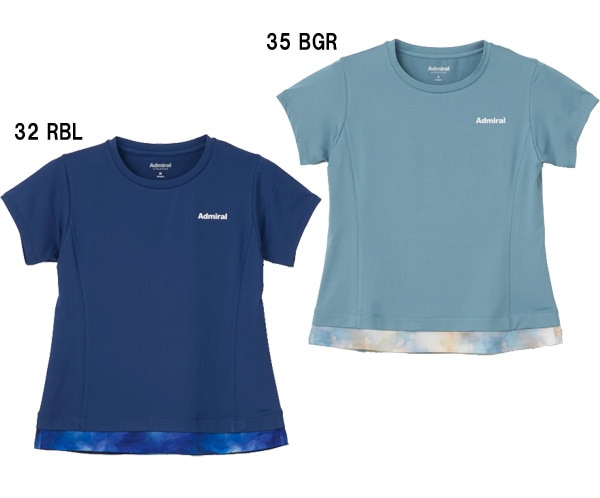 �ڥ��ɥߥ���Admiral  ATLA641 2026���ߥ������ʥ�ǥ������˥���ե��å��إ�쥤�䡼TEE