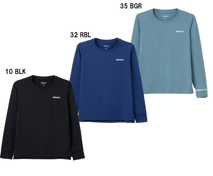 �ڥ��ɥߥ���Admiral  ATLA647 2026���ߥ������ʥ�ǥ������˥�å���ơ��ץ��ե�L/S TEE