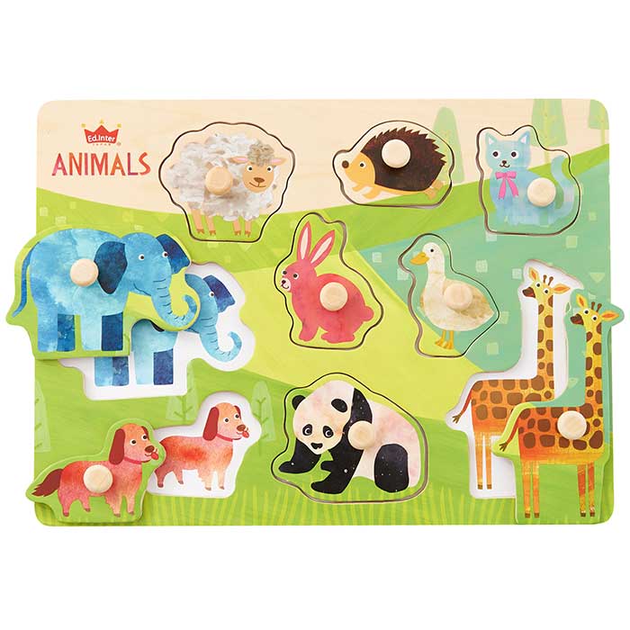 木のパズル なかよしどうぶつ | ベビー・キッズ,ベビー・キッズ | てん