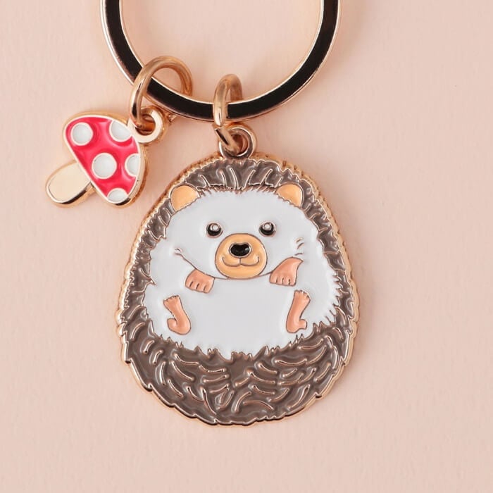 アニマルキーリング ハリネズミ | 雑貨,キーチェーン | てんの