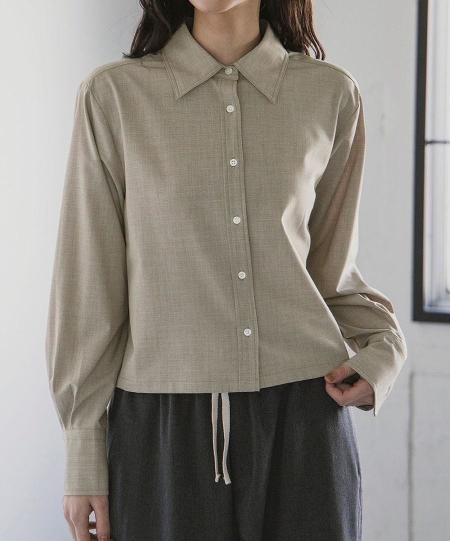 クロップドシャツ