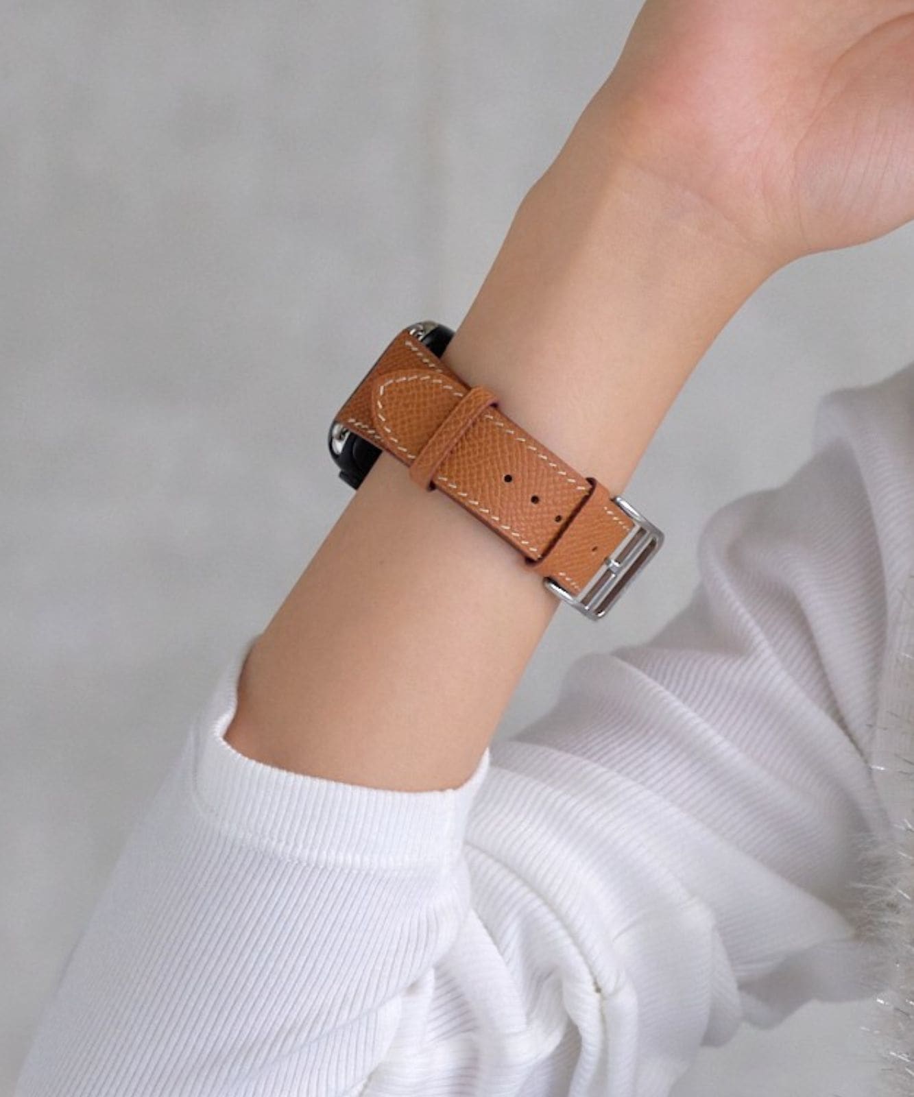 【attiree】アップルウォッチバンド Apple Watch エプソンレザー 本革