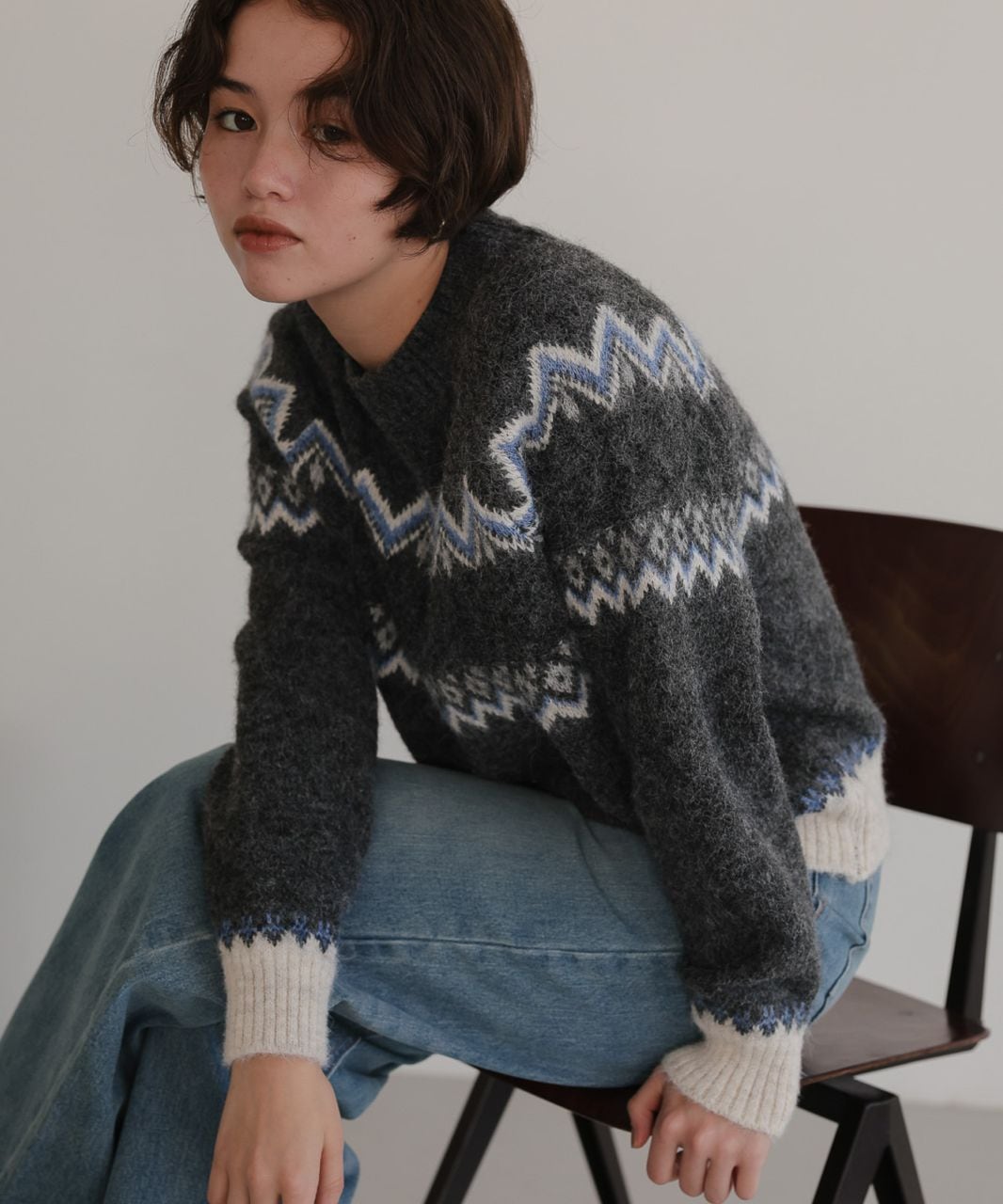 値下げ‼︎ TELA ニット　STYLE &EDIT attiree】ノルディック柄 ニットセーター | attiree | TENTO online