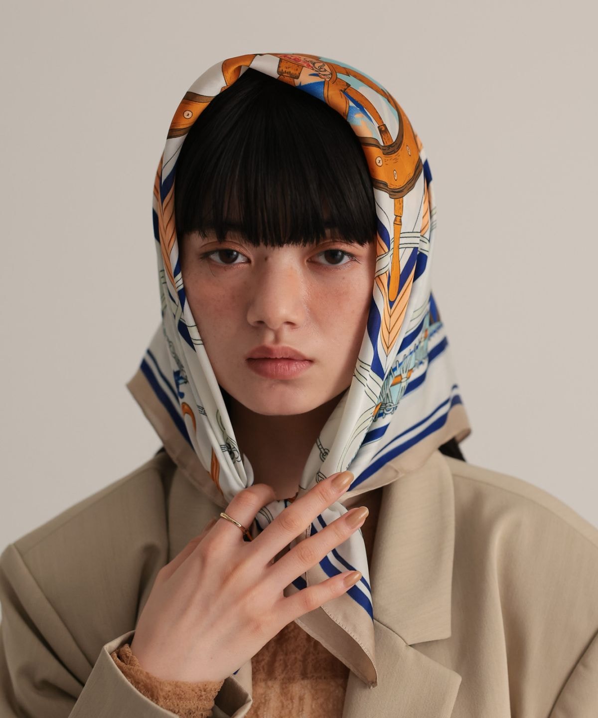 Print Scarf【70×70m】