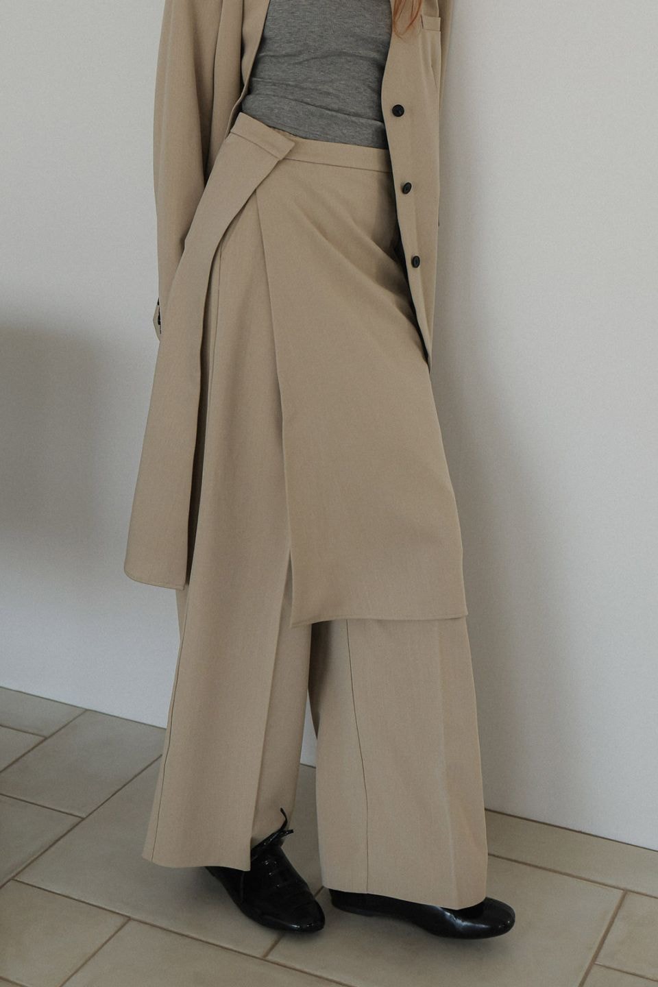 3Way Layered Skirt Pants