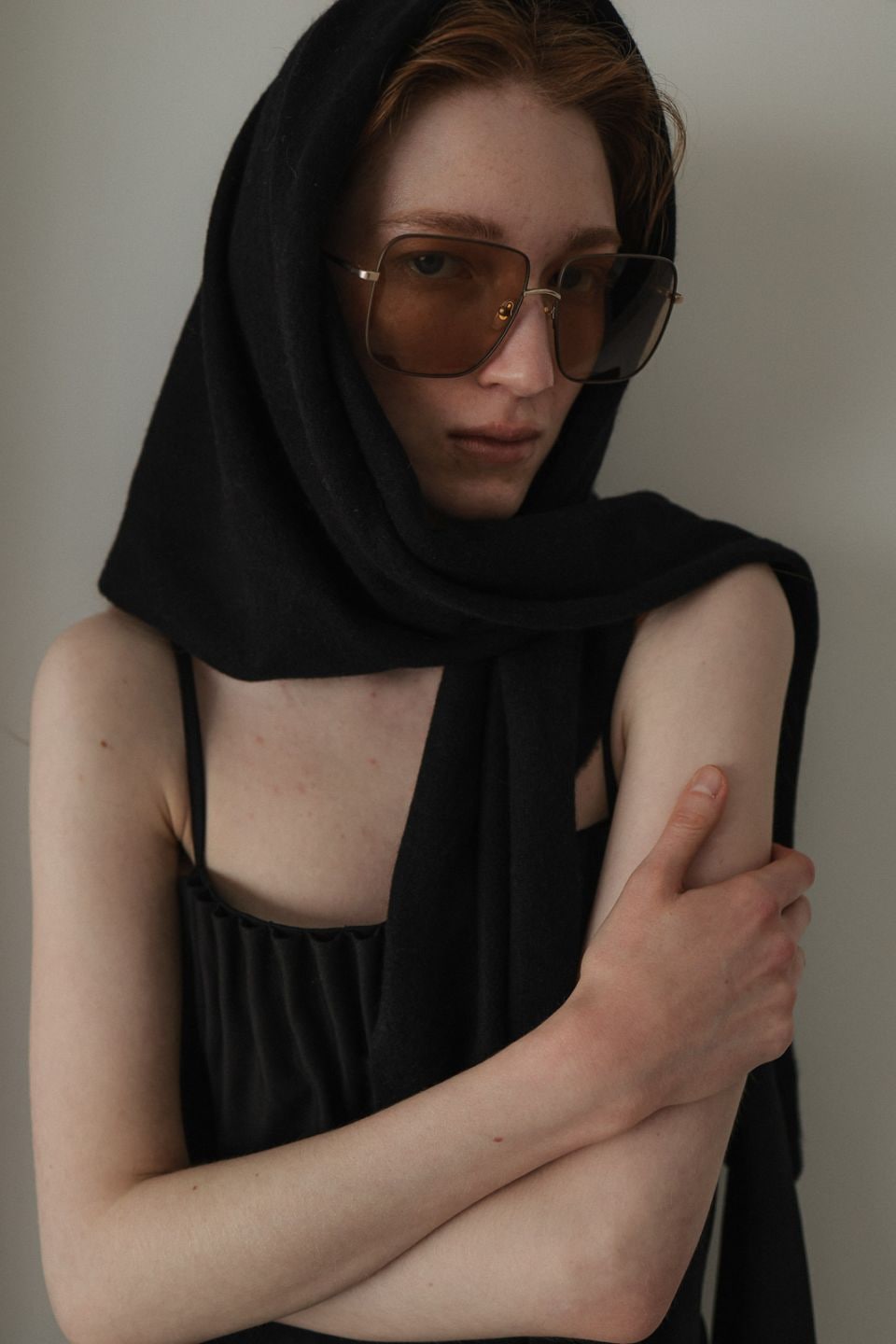 【PREMIUM YARN】Cashmere Triangle Scarf