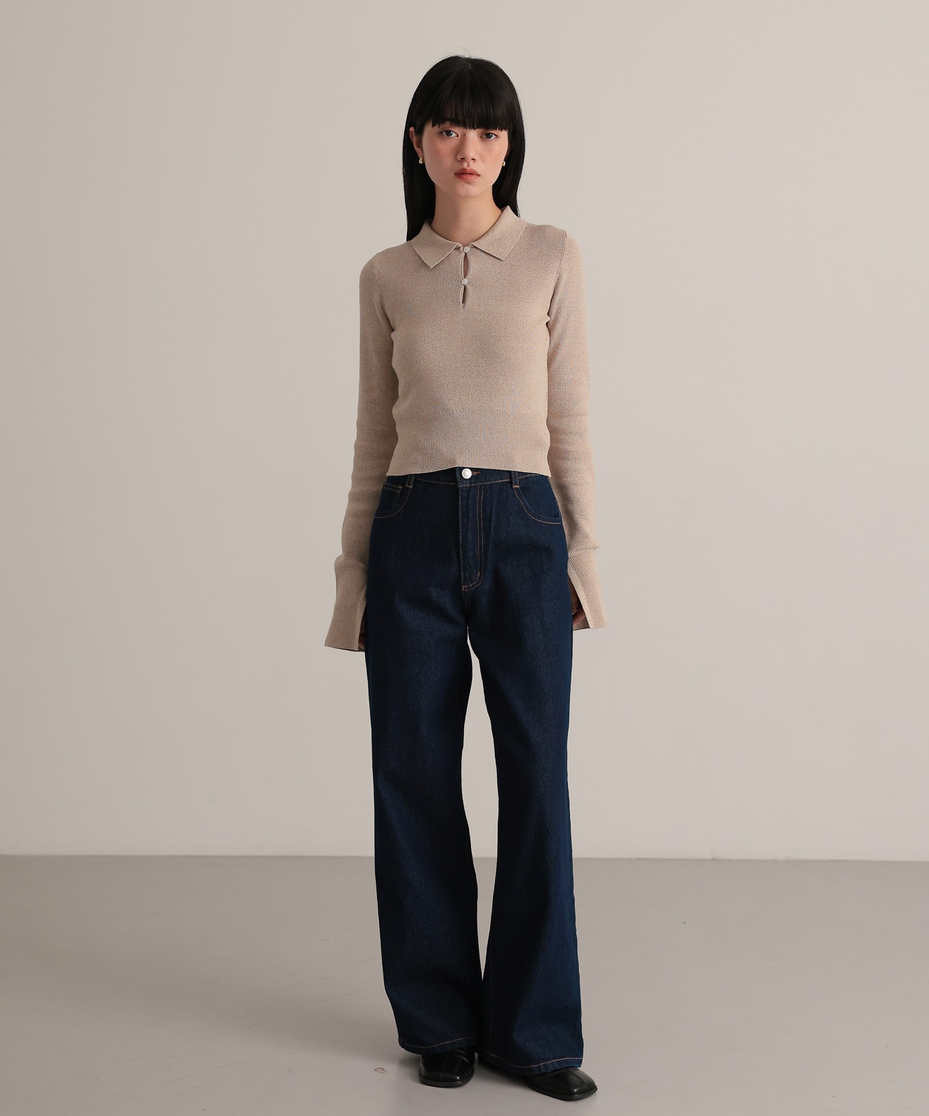 Wide Straight Denim Pants | NEW ARRIVAL | TENTO online store