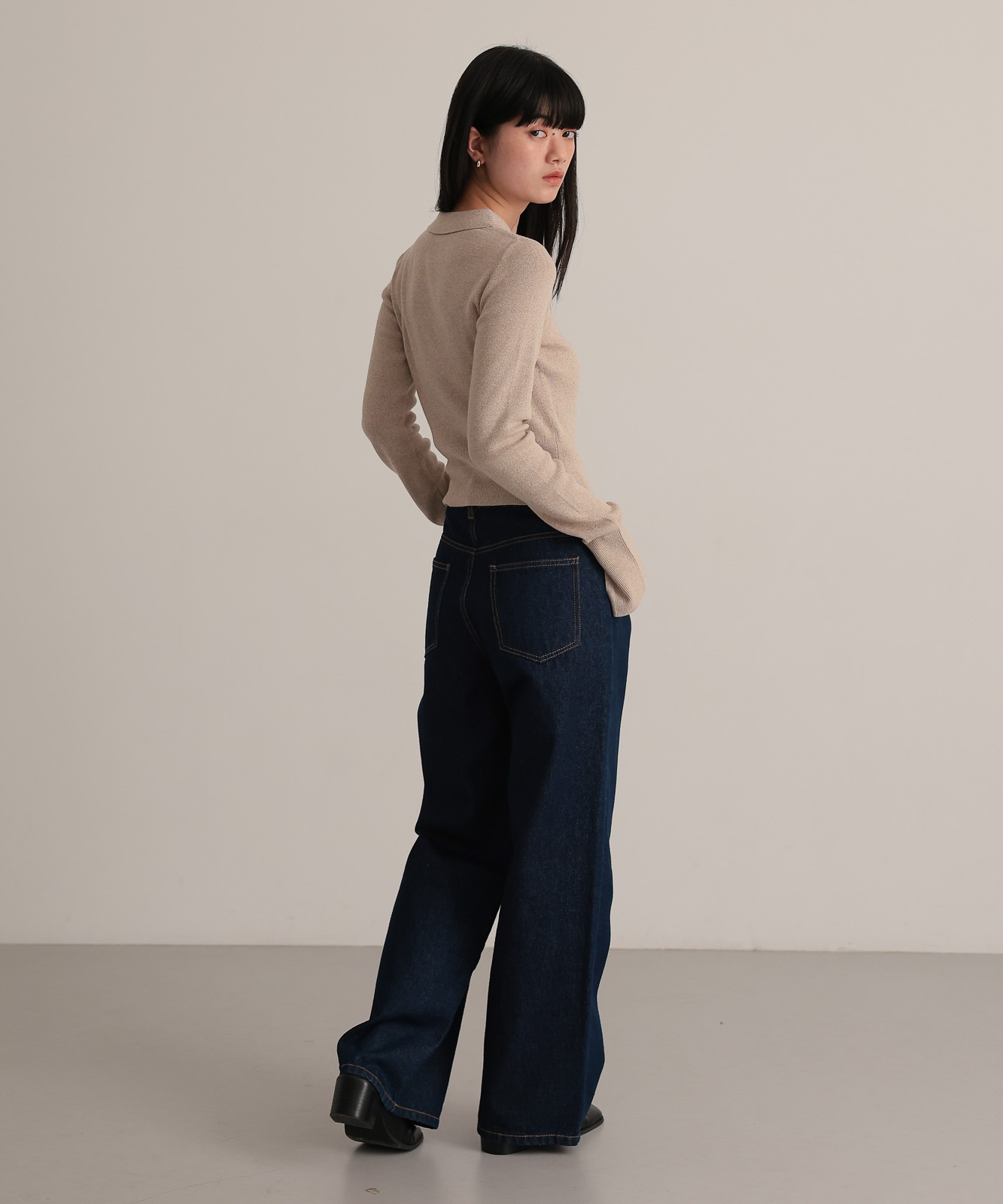 Wide Straight Denim Pants | NEW ARRIVAL | TENTO online store