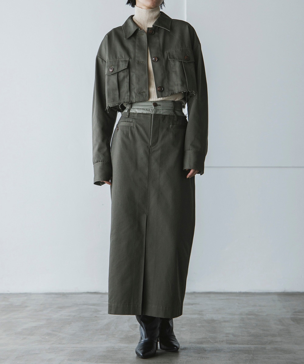 ステンカラークロップドジャケット | Blouson | TENTO online store