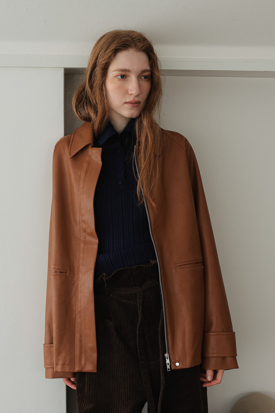 Brown】2style leather jacket | NEW ARRIVAL | tento online store