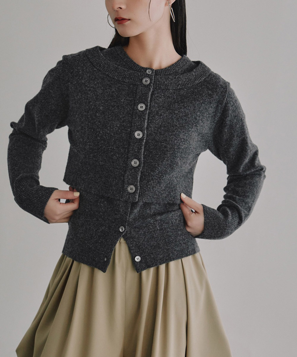 ショート丈カーディガンアンサンブル | Knit | TENTO online store