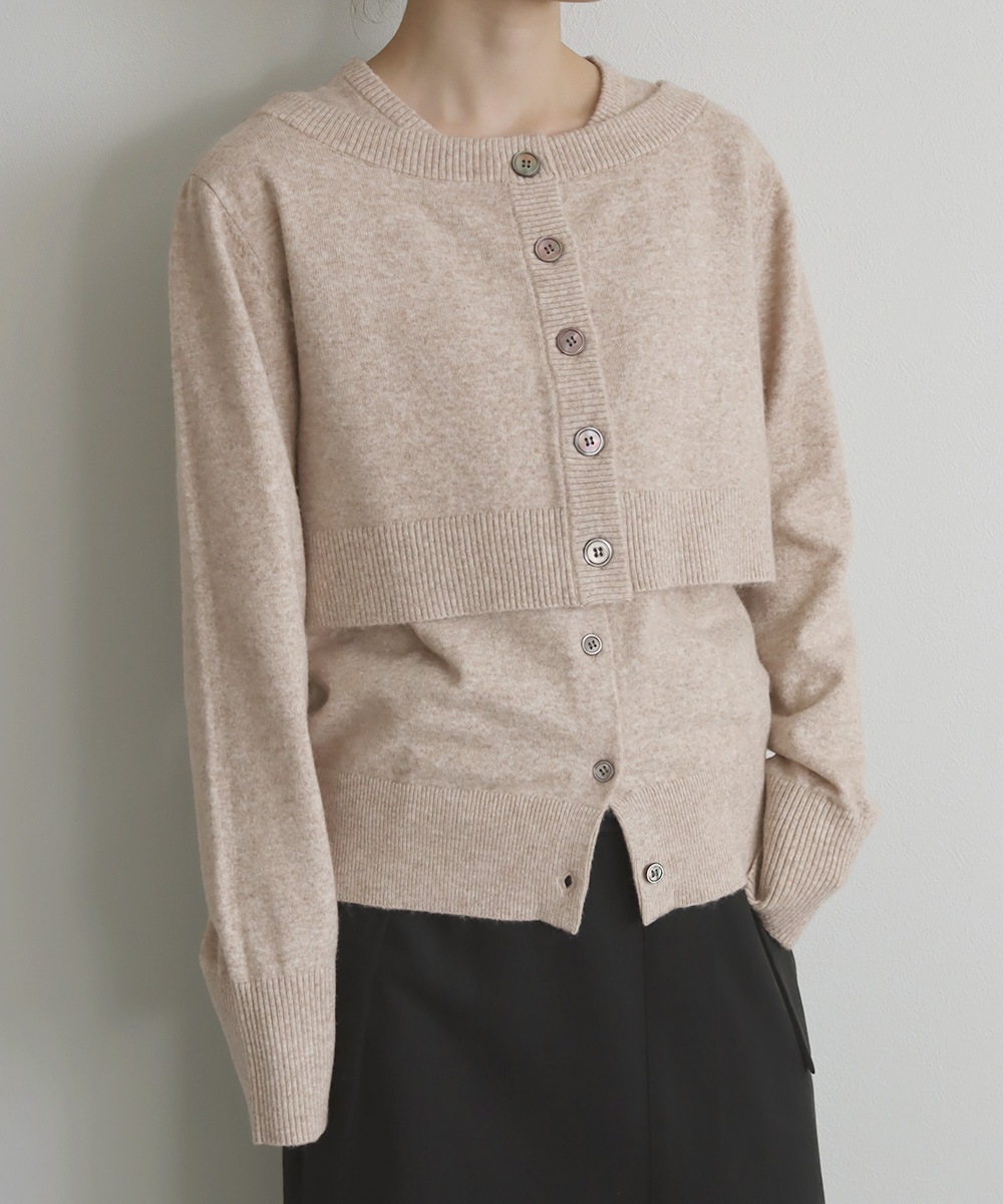ショート丈カーディガンアンサンブル | Knit | TENTO online store
