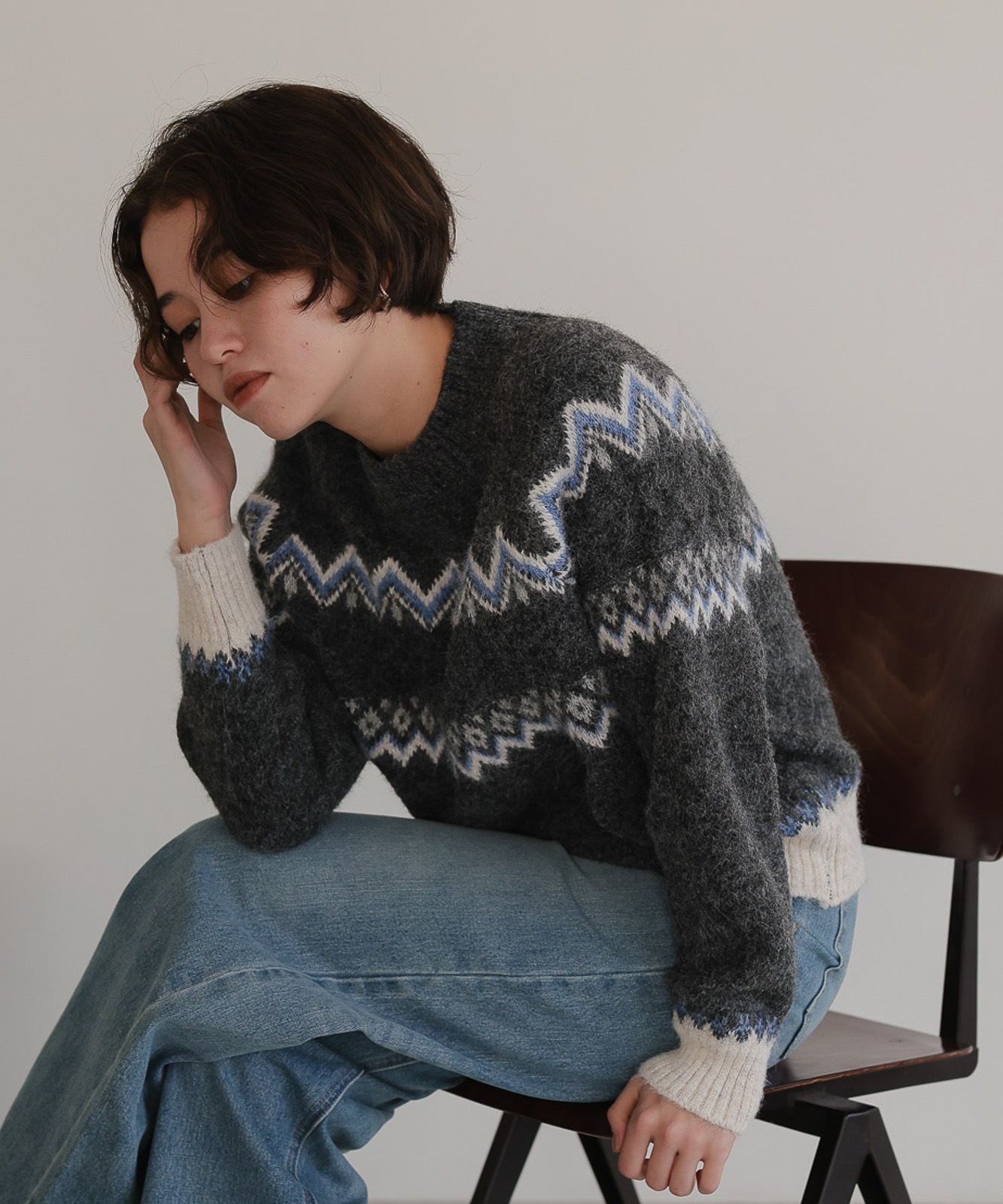 attiree】ノルディック柄 ニットセーター | attiree | TENTO online