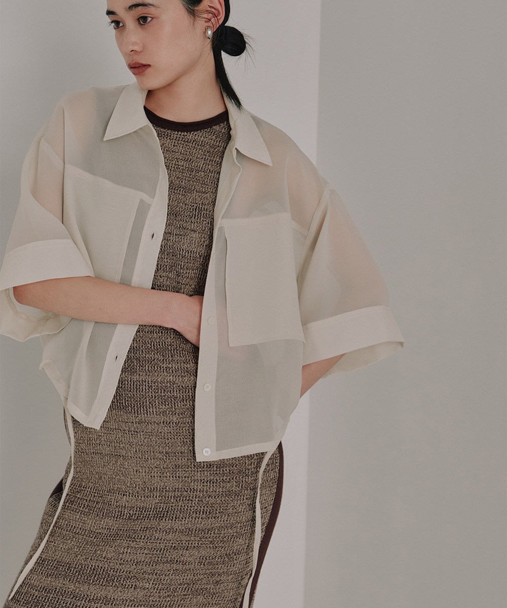 【試着のみ美品】ribbon pleats onepiece Line Knit Onepiece | Onepiece / Dress | TENTO