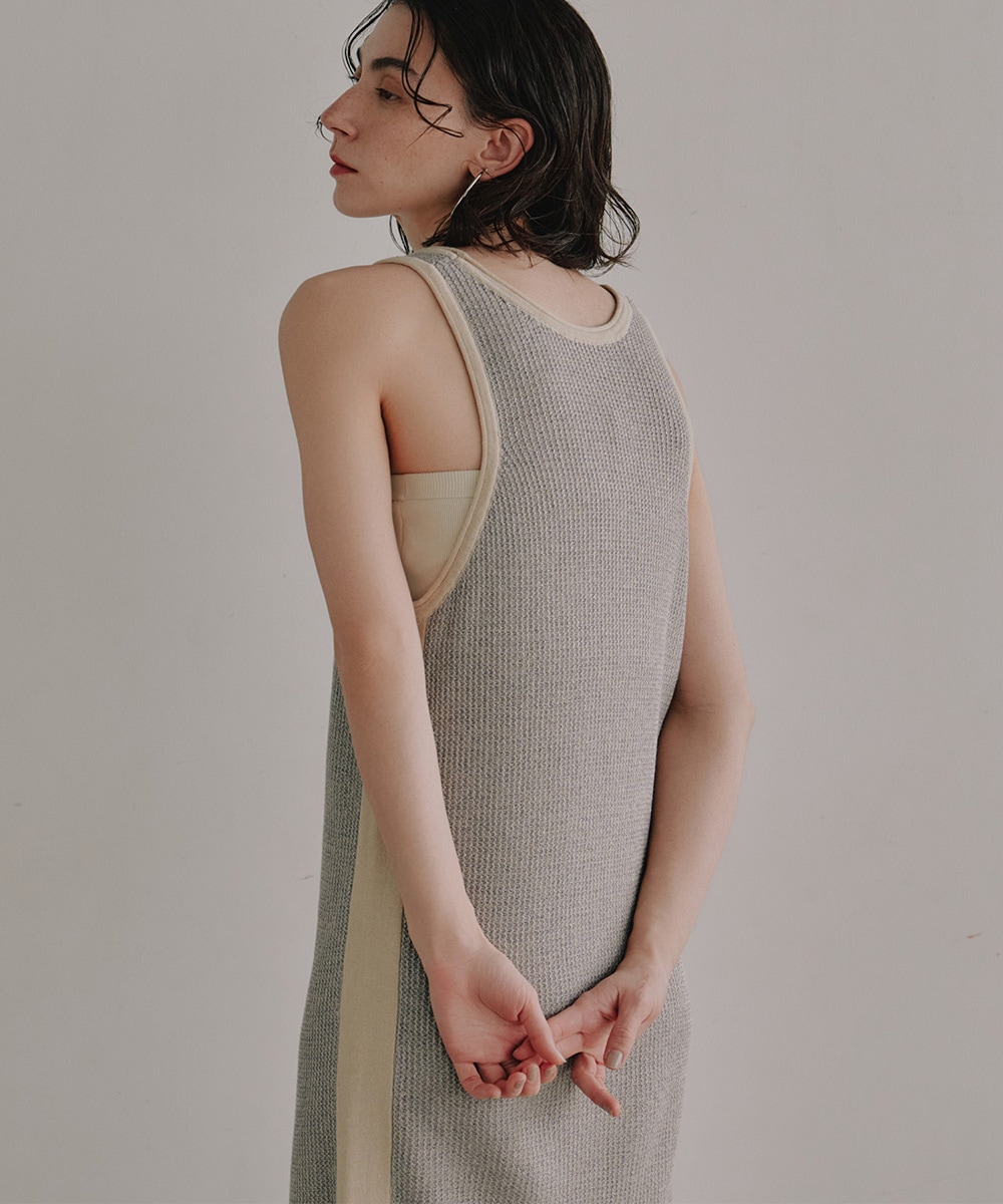 【新品未使用】Alumu. linen pleats camisoleワンピース Line Knit Onepiece | Onepiece / Dress | TENTO