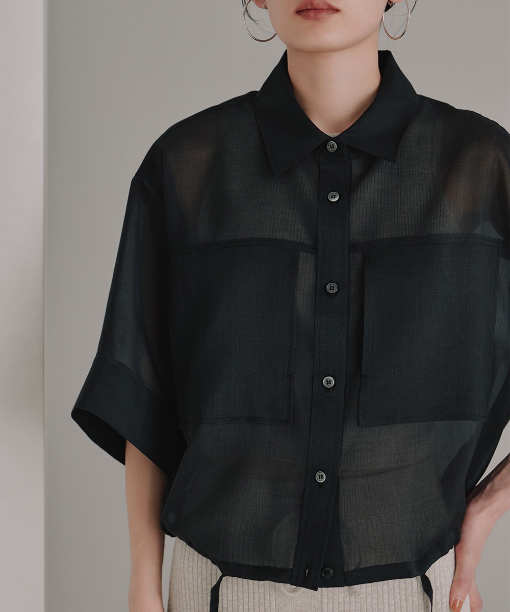 シアークロップドシャツ | Shirt/blouse | TENTO online store（テント
