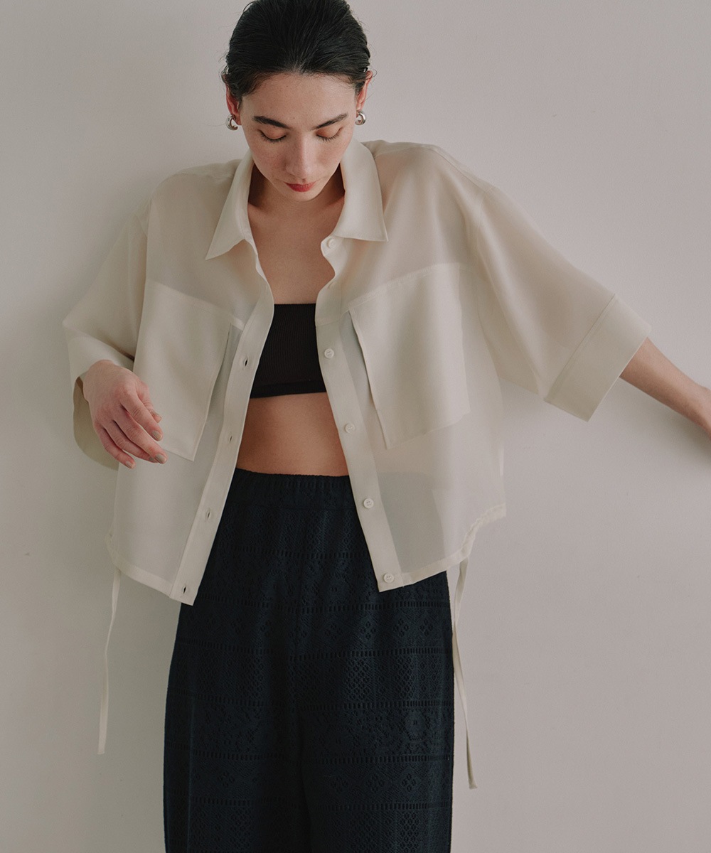 シアークロップドシャツ | Shirt/blouse | TENTO online store（テント