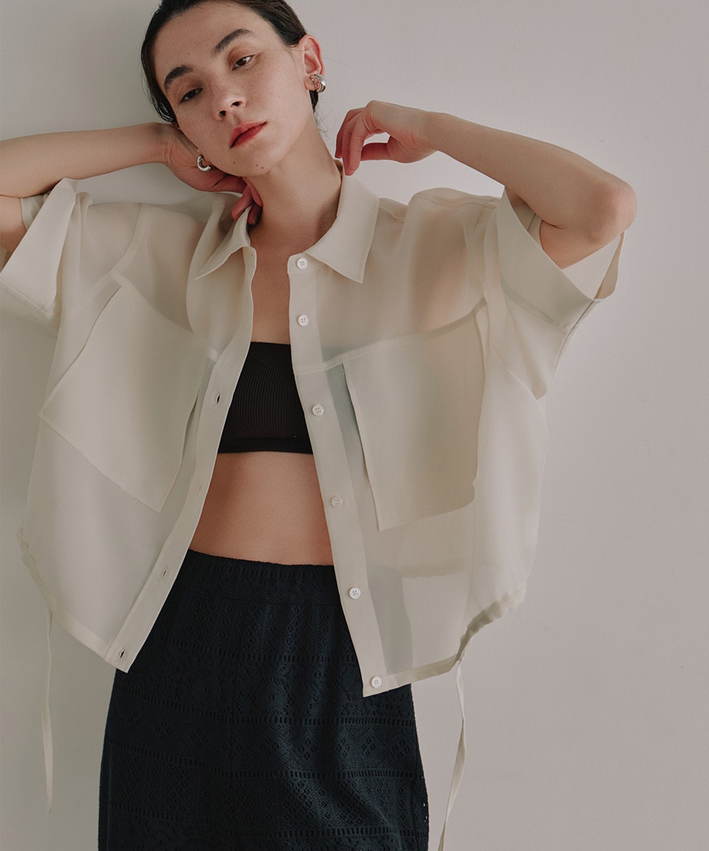 シアークロップドシャツ | Shirt/blouse | TENTO online store（テント
