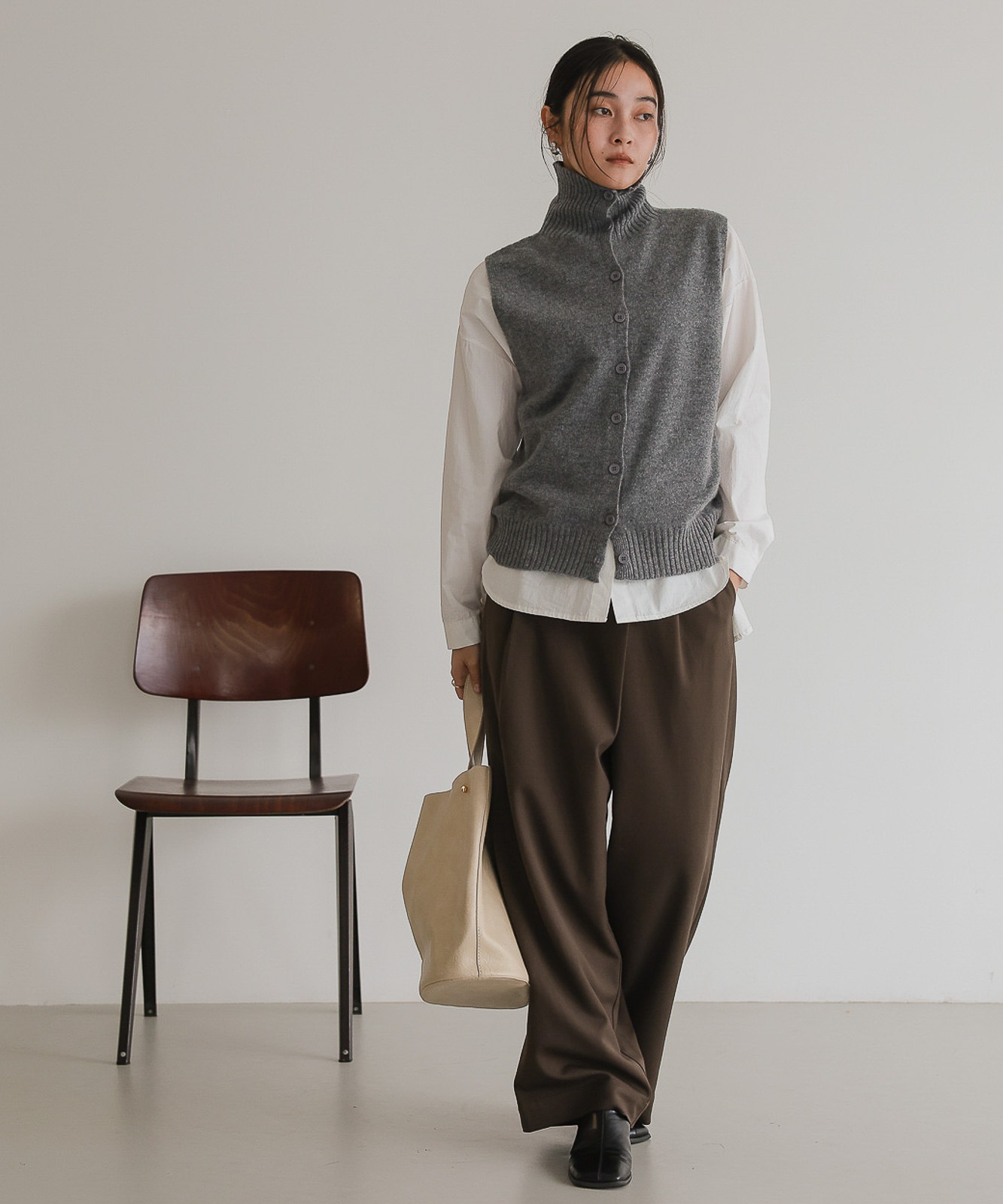 2Way Reversible Knit Vest | TENTO | TENTO online store（テント