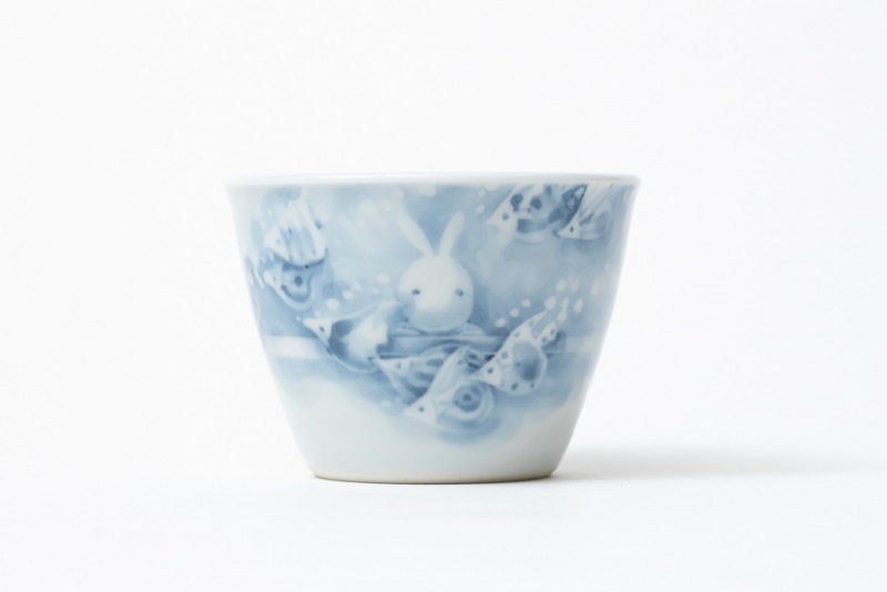 黒羽陶工房（札幌市）】フリーカップ「すいぞくかん」（お魚