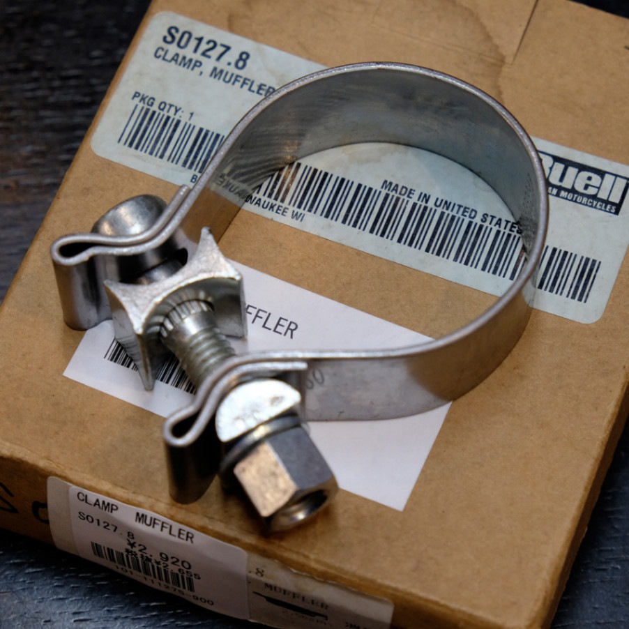 マフラークランプ S0127.8 Clamp Muffler Buell部品 TMO 寺田モータースオリジナルモーターサイクルパーツ