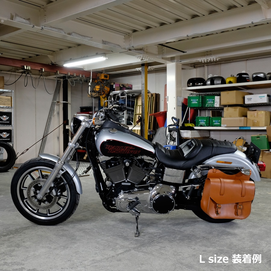 レザーサドルバッグ 左側用