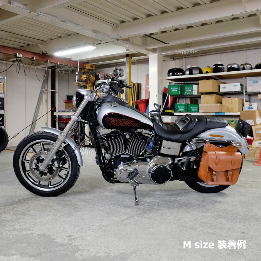 レザーサドルバッグ 左側用