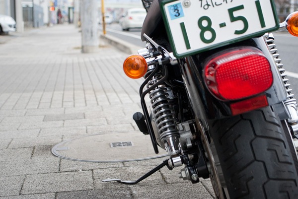 Sportster サドルバッグサポート