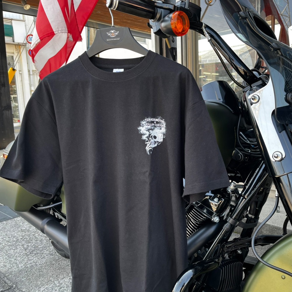 Killer Custom x Terada Motors コラボレーション Tシャツ 黒