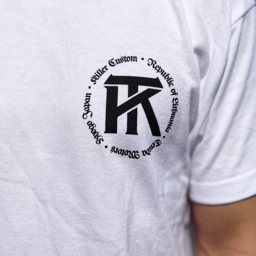 Killer Custom x Terada Motors コラボレーション Tシャツ 白