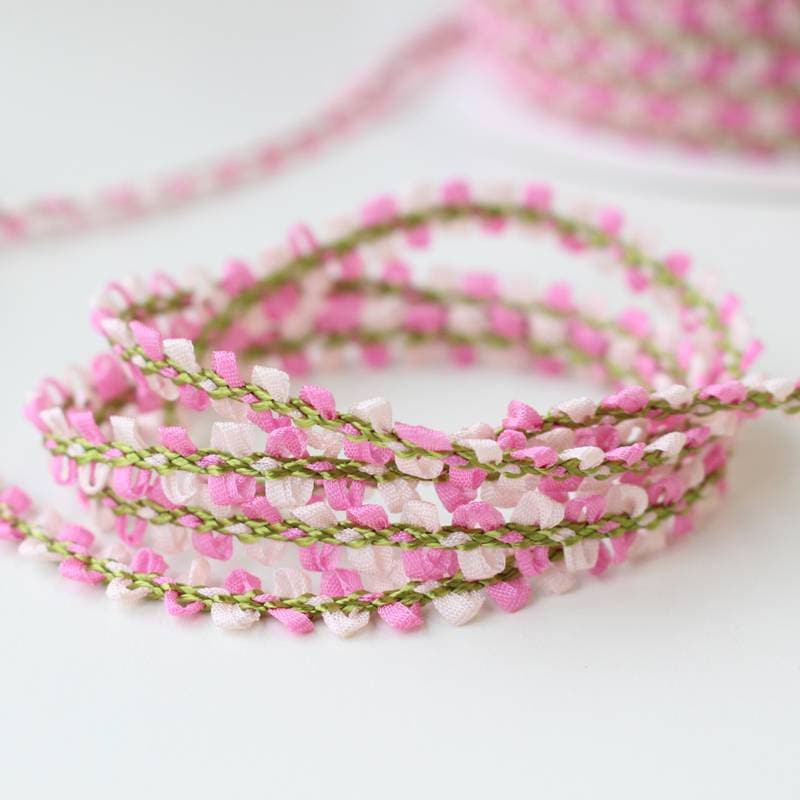 【20色/約７mm幅】MOKUBA9334 | ガーランドリボン | フローラルテープ