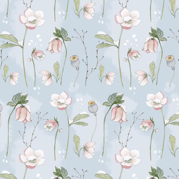 145cm 50cm Acufactum735 クリスマスローズ 生地 生地 こだわりの手芸用リボン専門店 アイリボンテラキ