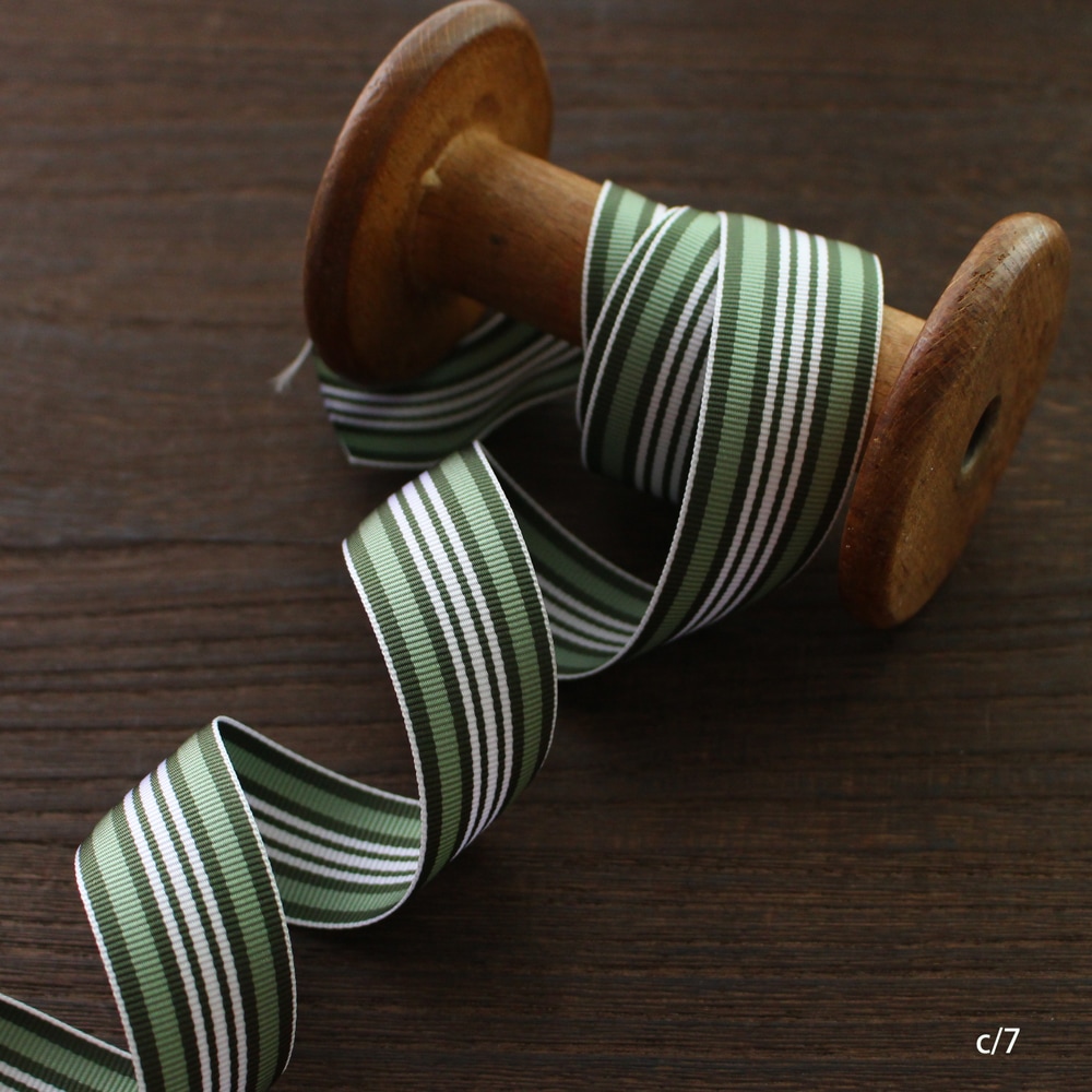 9mm・15mm・24mm】SIC1001ストライプリボン(縞グログラン)