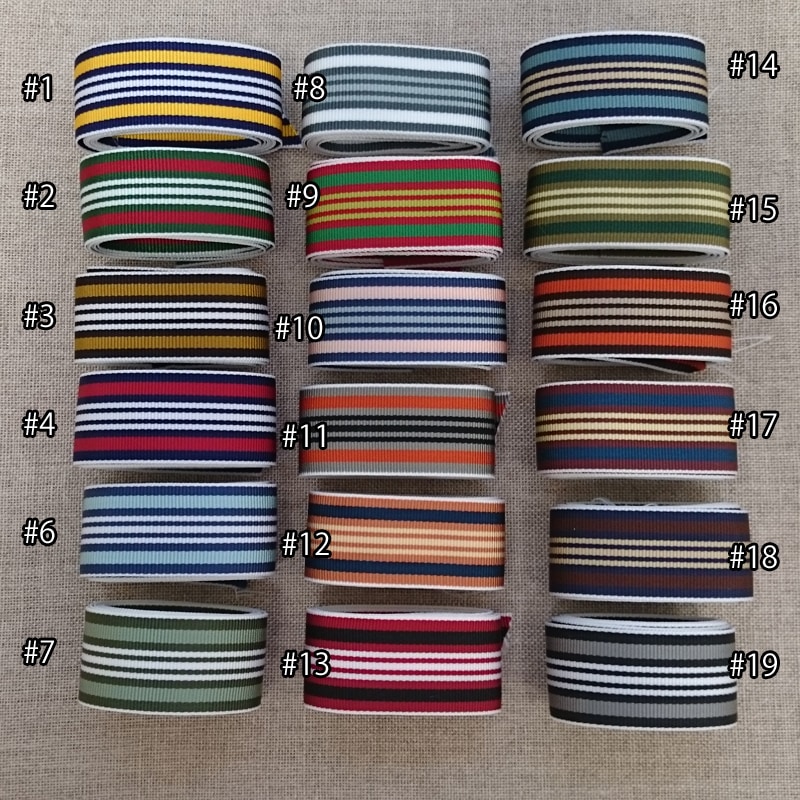 9mm・15mm・24mm】SIC1001ストライプリボン(縞グログラン)