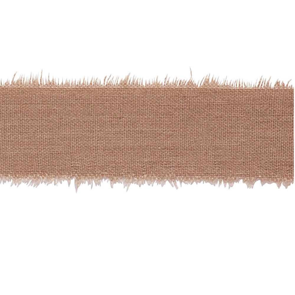 2サイズ【コットンエッジ】結びやすく、くったり馴染む。綿混マットのこなれ感な上質リボン　フレッジ