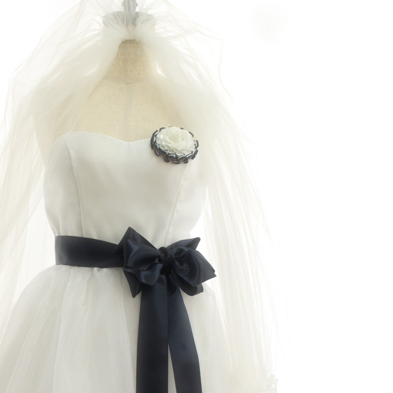 ★32色★ウエディングのサッシュベルトに！【メーターカット】6200-50ｍｍ両面サテンリボン