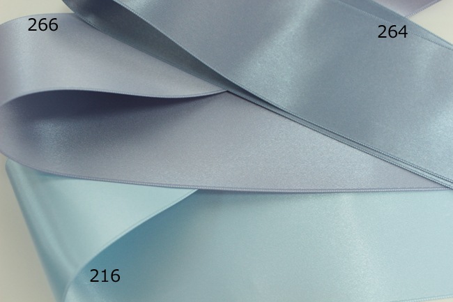 ★32色★ウエディングのサッシュベルトに！【メーターカット】6200-50ｍｍ両面サテンリボン