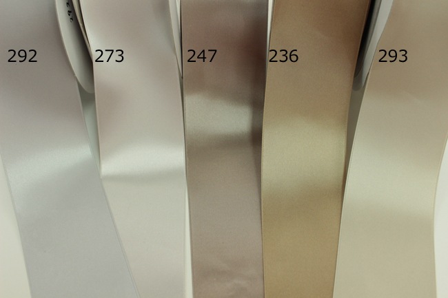 ★32色★ウエディングのサッシュベルトに！【メーターカット】6200-50ｍｍ両面サテンリボン