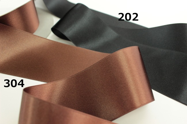 ★32色★ウエディングのサッシュベルトに！【メーターカット】6200-50ｍｍ両面サテンリボン